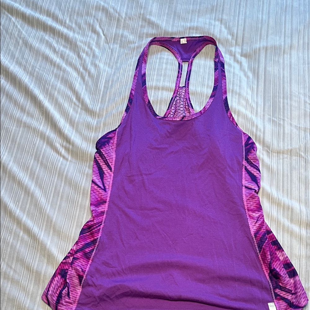 Purple Racerback Tank Top